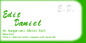 edit daniel business card