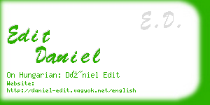 edit daniel business card